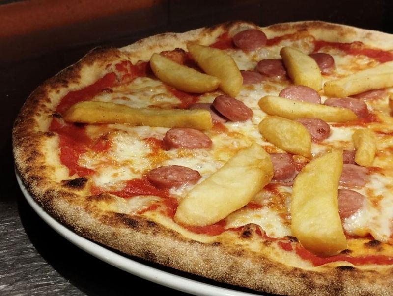 Wurstel con Patatine Fritte